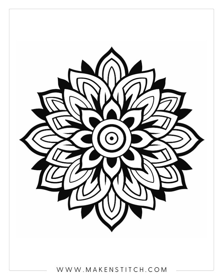 Free mandala coloring pages for kids and adults