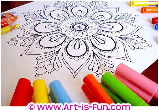 Mandala coloring pages