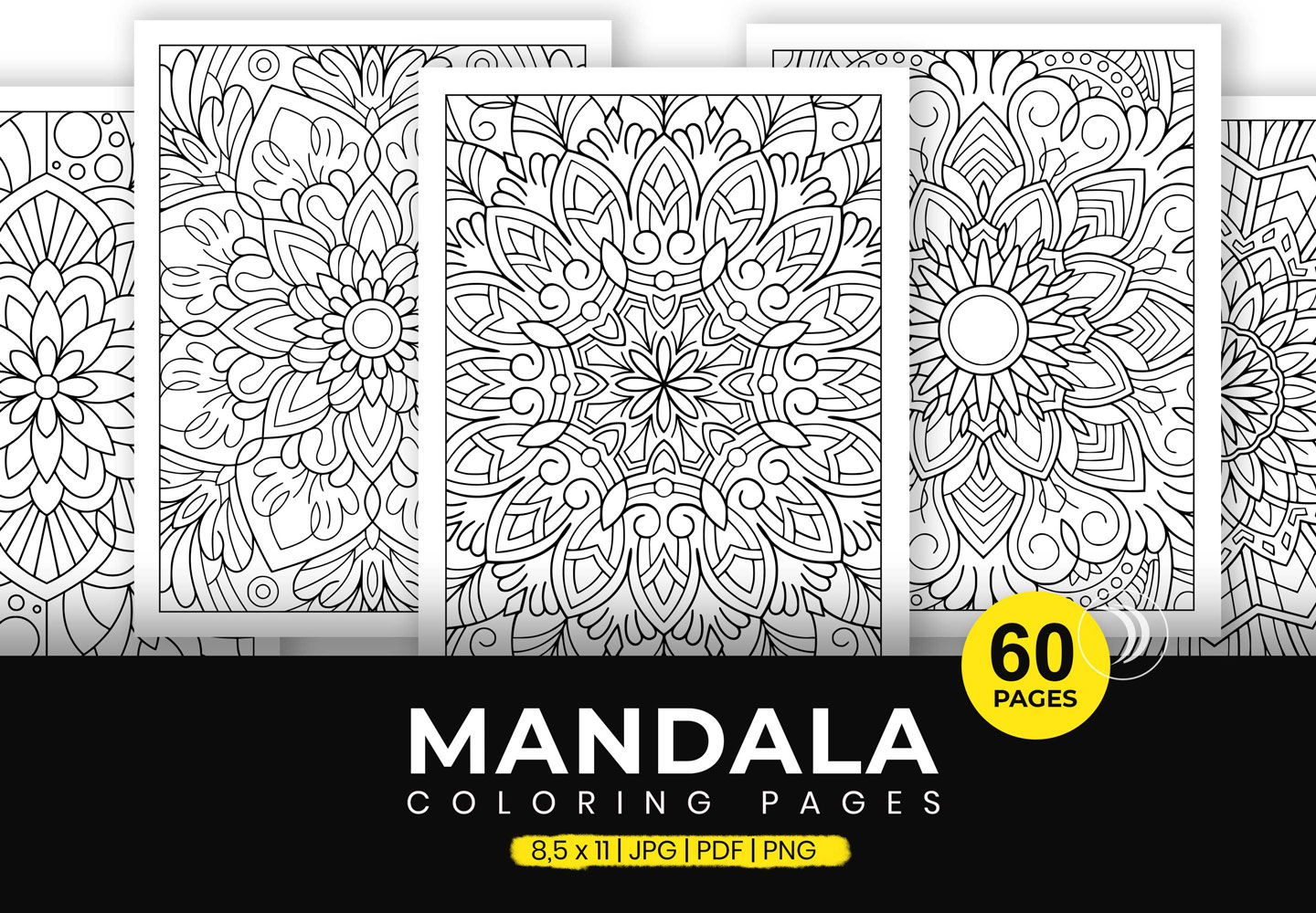 Mandala coloring pages for adult