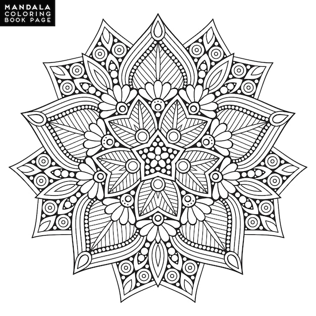 Mandala coloring pages images