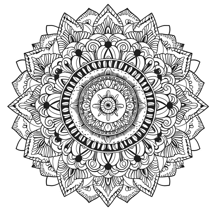 Mandala coloring pages