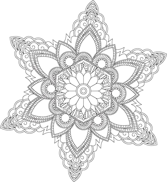 Mandala coloring pages adult coloring sheet printable coloring page grown up coloring printable art color anti