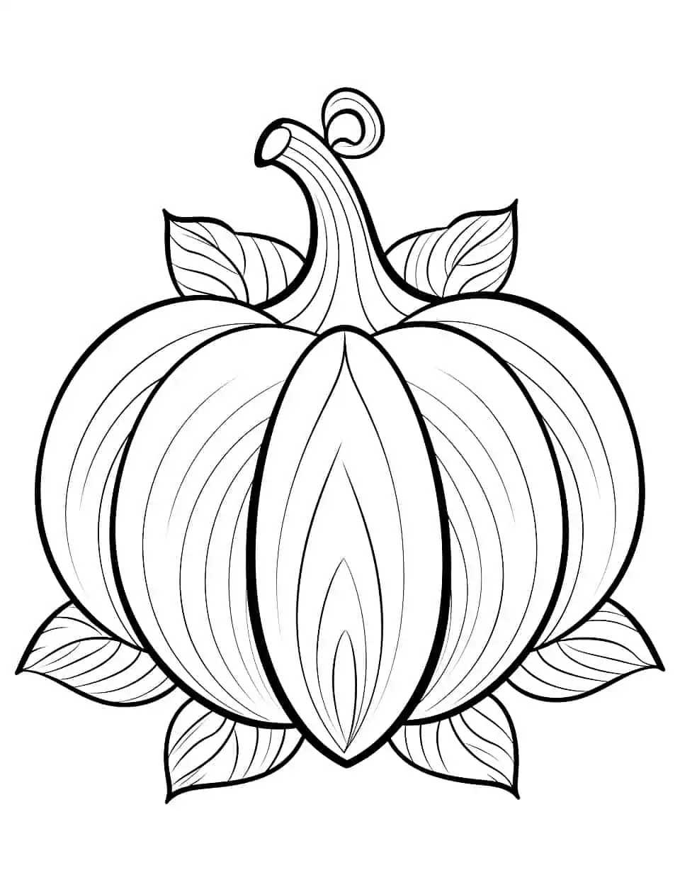 Pumpkin coloring pages free printable sheets