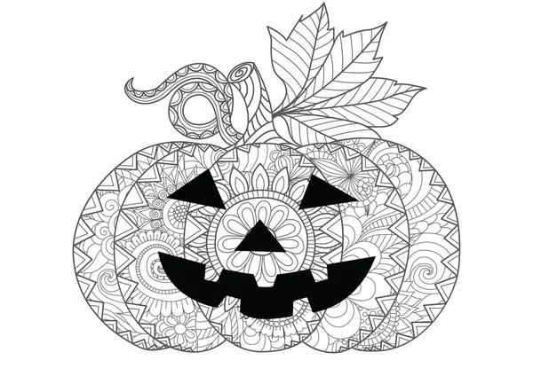 Pumpkin coloring pages vector images