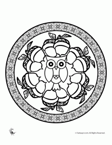 Fall mandala coloring pages for kids and adults woo jr kids activities childrens publishing