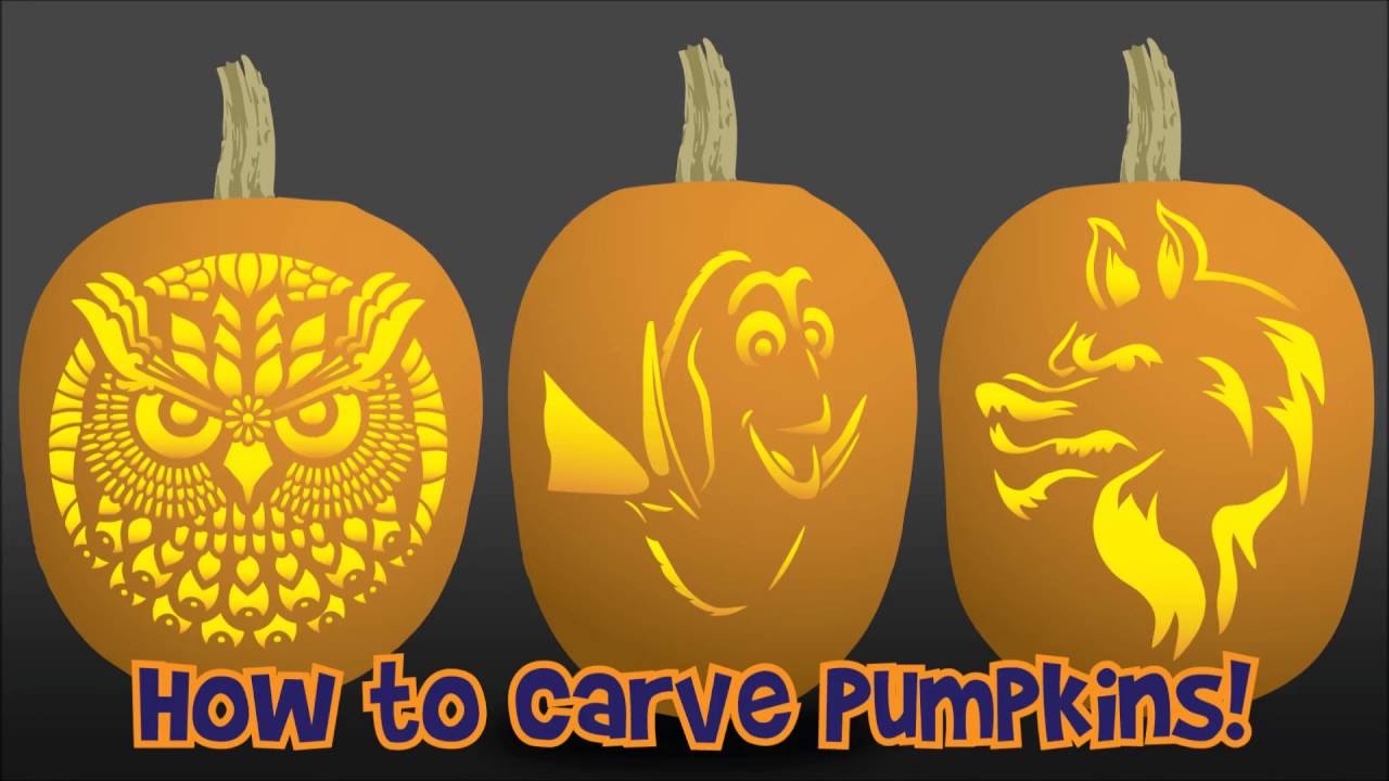 How to carve a pumpkin with a pumpkin stencil