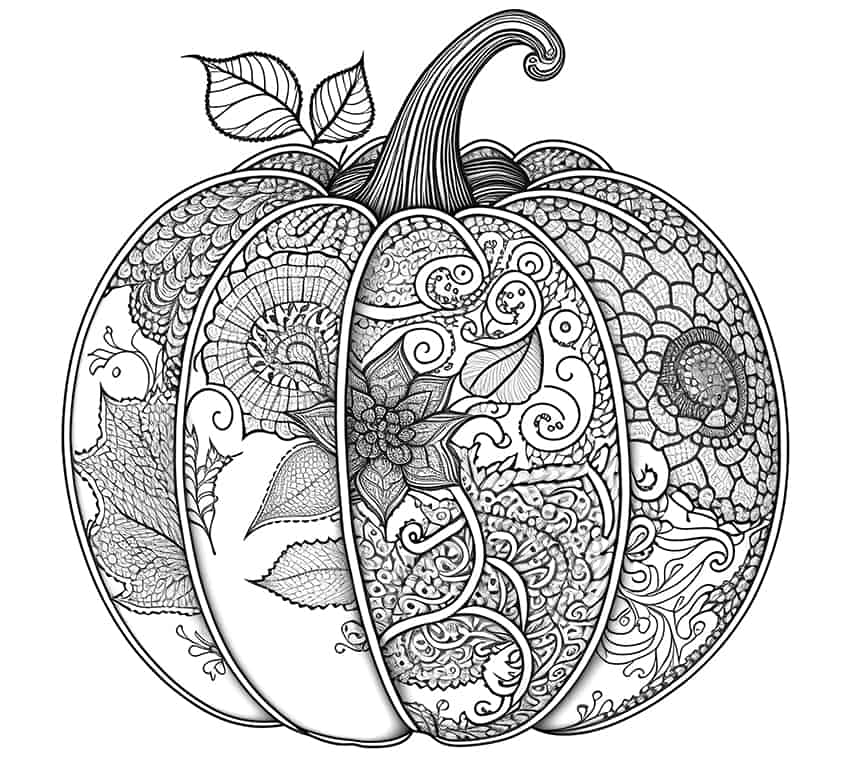 Pumpkin coloring pages