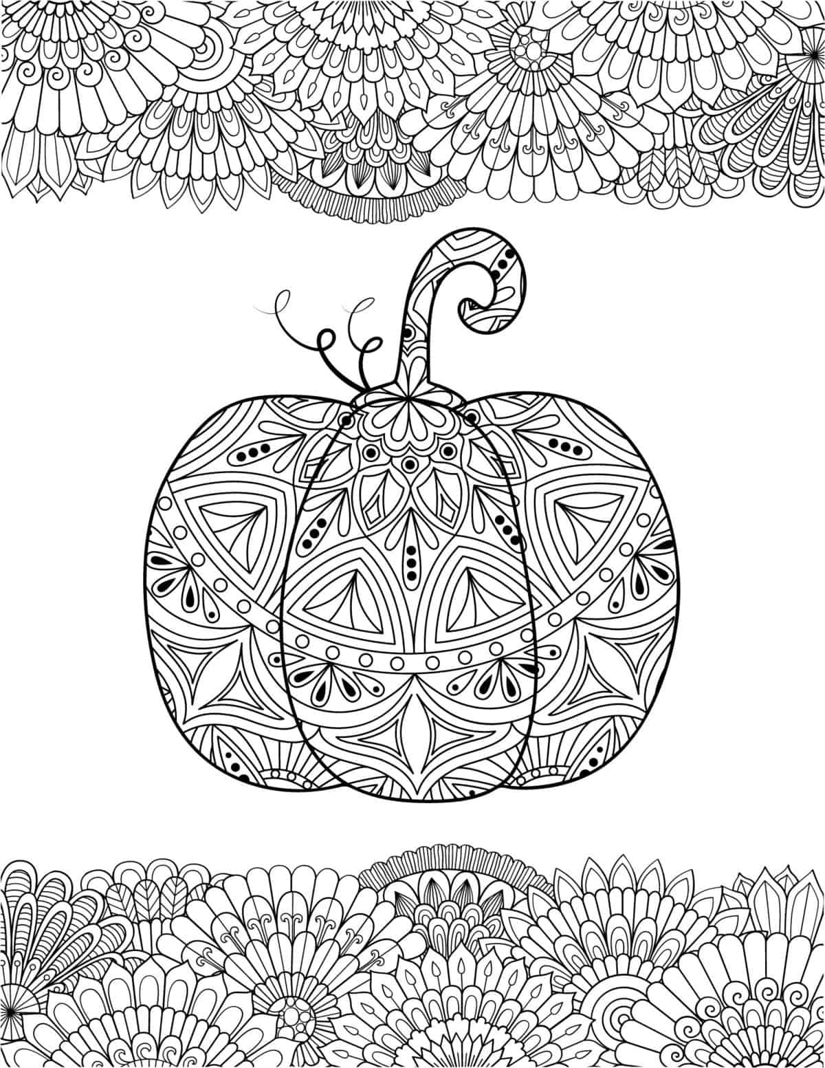 Free printable fall coloring pages