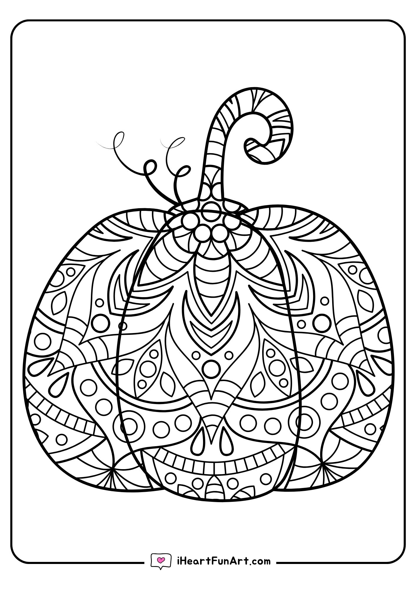 Pumpkin coloring pages