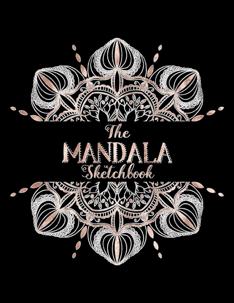 The mandala sketchbook radial symmetry grid paper