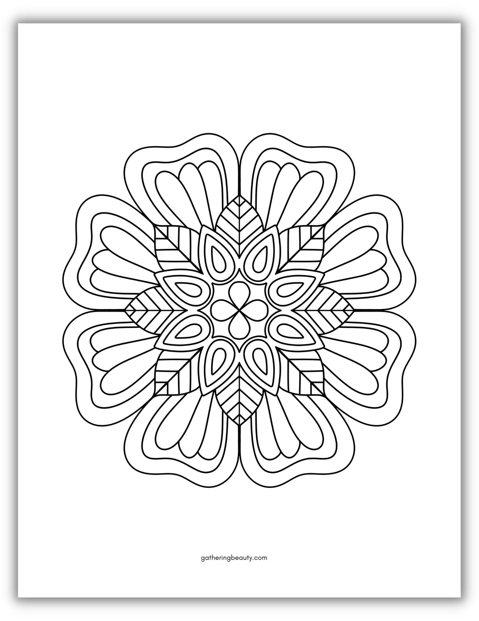 Mandala colouring pages â gathering beauty