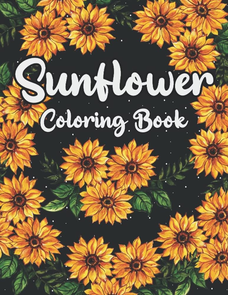 Sunflower coloring book different detailed an adults flower coloring page with beautiful sunflower and mandala patterns stress relieving designs fun coloring book gift for sunflower lovers snider lucy books