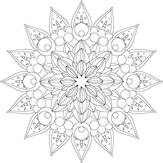 Mandala coloring pages adult coloring sheet printable coloring page grown up coloring printable art color anti