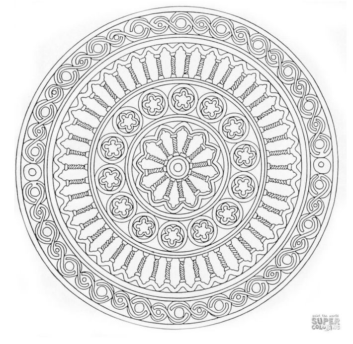 Free printable mandala coloring pages for adults