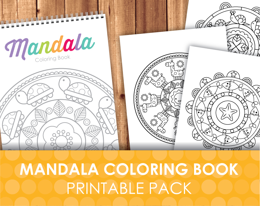 Mandala coloring pages little graphics