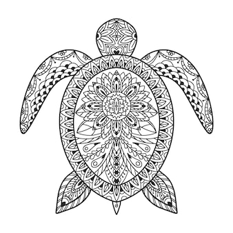 Mandala animal coloring images