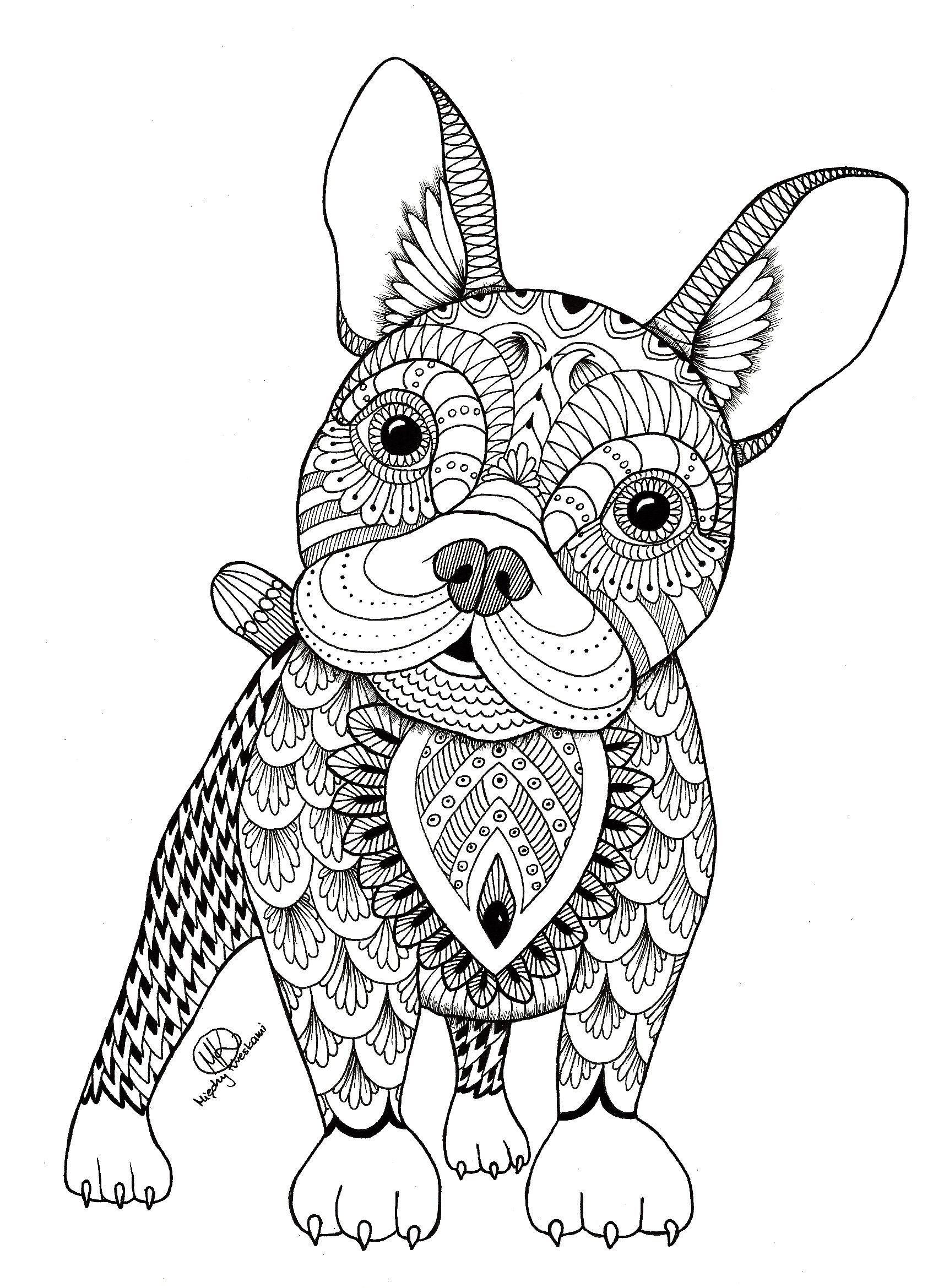 Inspiration image of animal mandala coloring pages