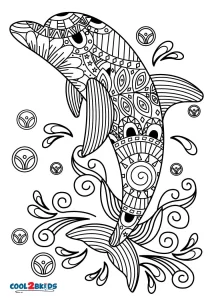 Free printable animal mandala coloring pages for kids