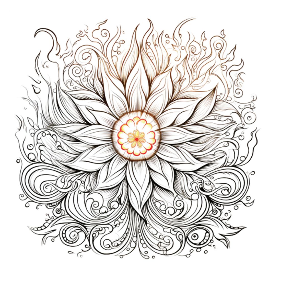 Mandala coloring pages