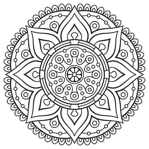 Mandala coloring pages