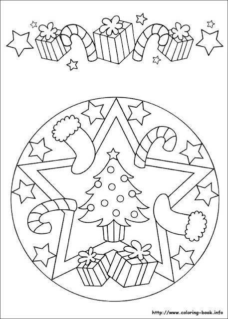 Mandala christmas mandala mandala coloring pages christmas coloring pages