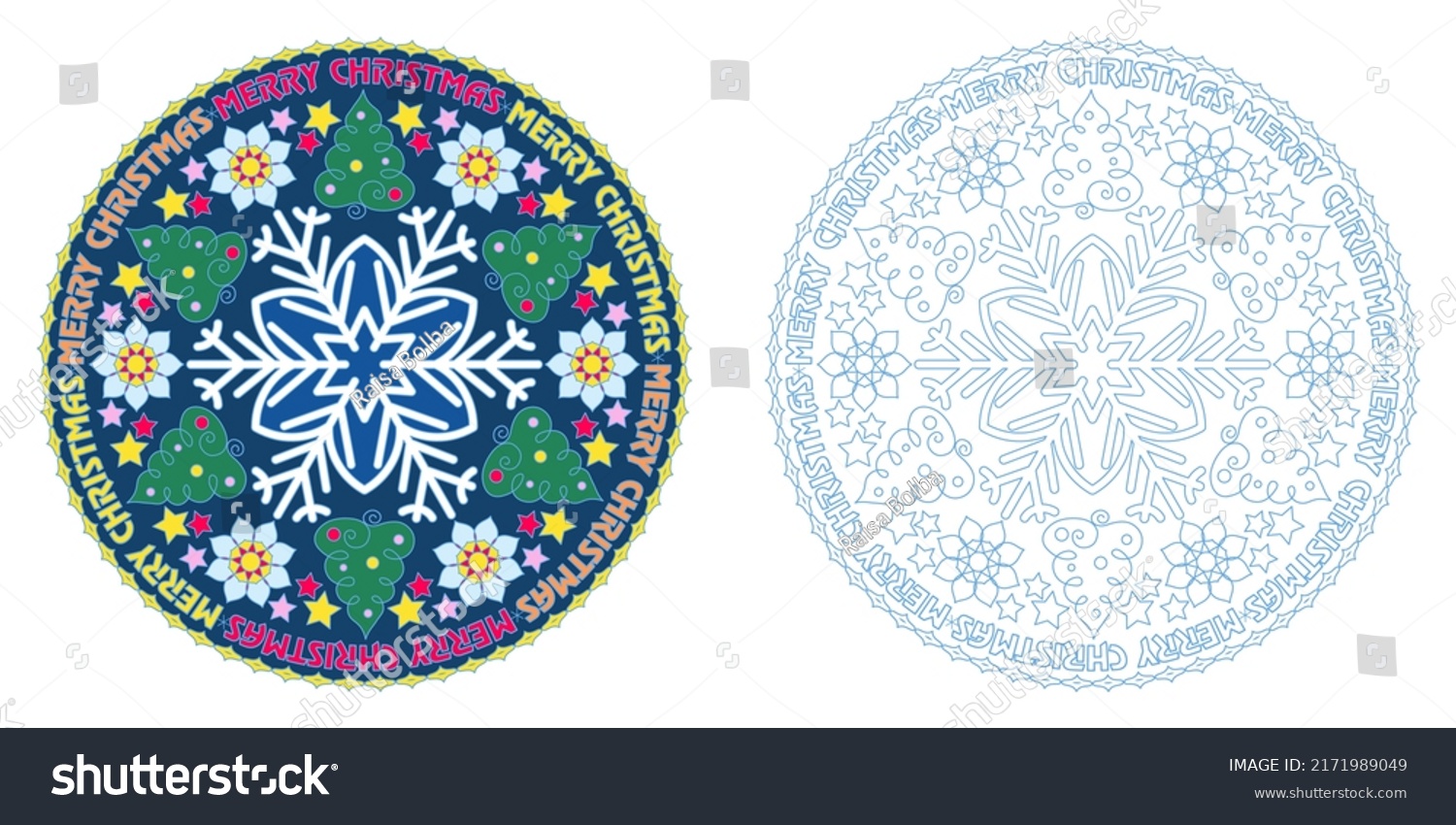 Mandalas navidad images stock photos d objects vectors