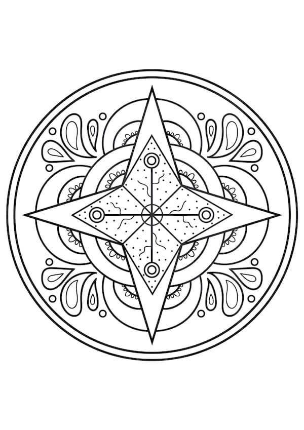 Mesmerizing mandala coloring pages for kids and adults