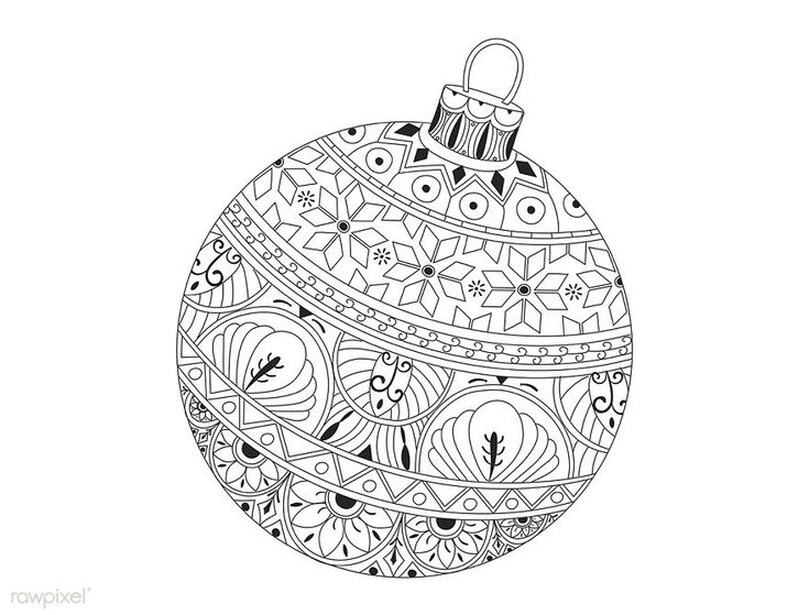 Diy i made this adult coloring pages for you use it for your christmas cards art projects or just about anything have fun pãginas para colorear de navidad mandalas navideãas