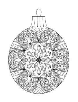 Christmas mandalas christmas and holiday mandala coloring pages