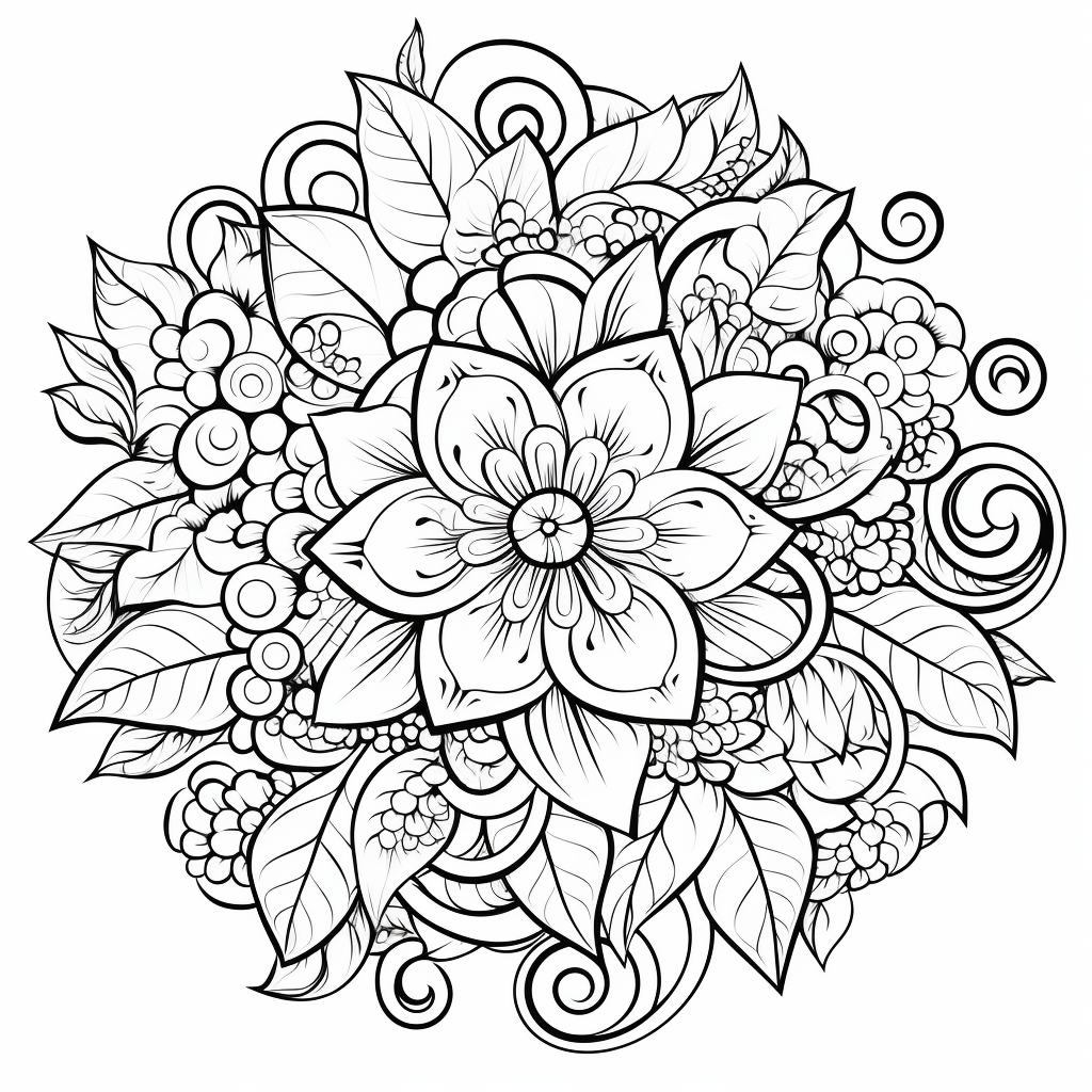 Floral mandalas printable coloring book for mandala lovers â waiting for colors