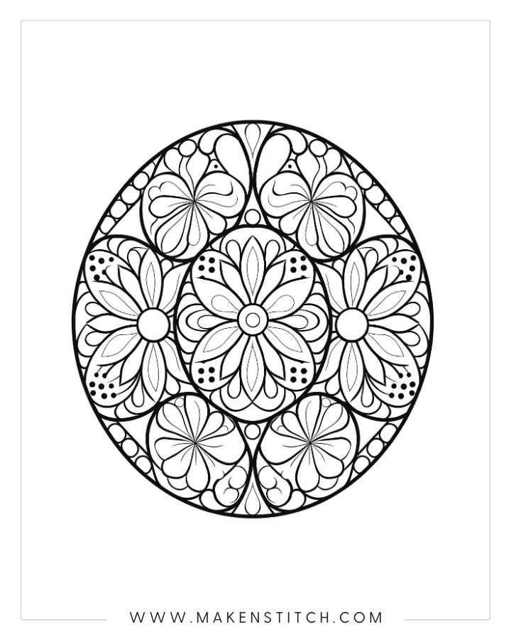 Free mandala coloring pages for kids and adults