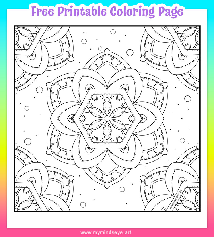 Mandala coloring page c