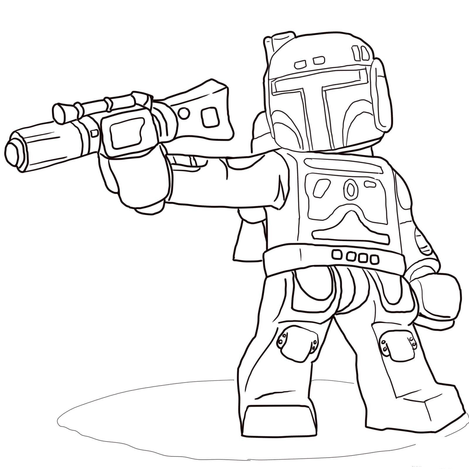 Mandalorian coloring pages