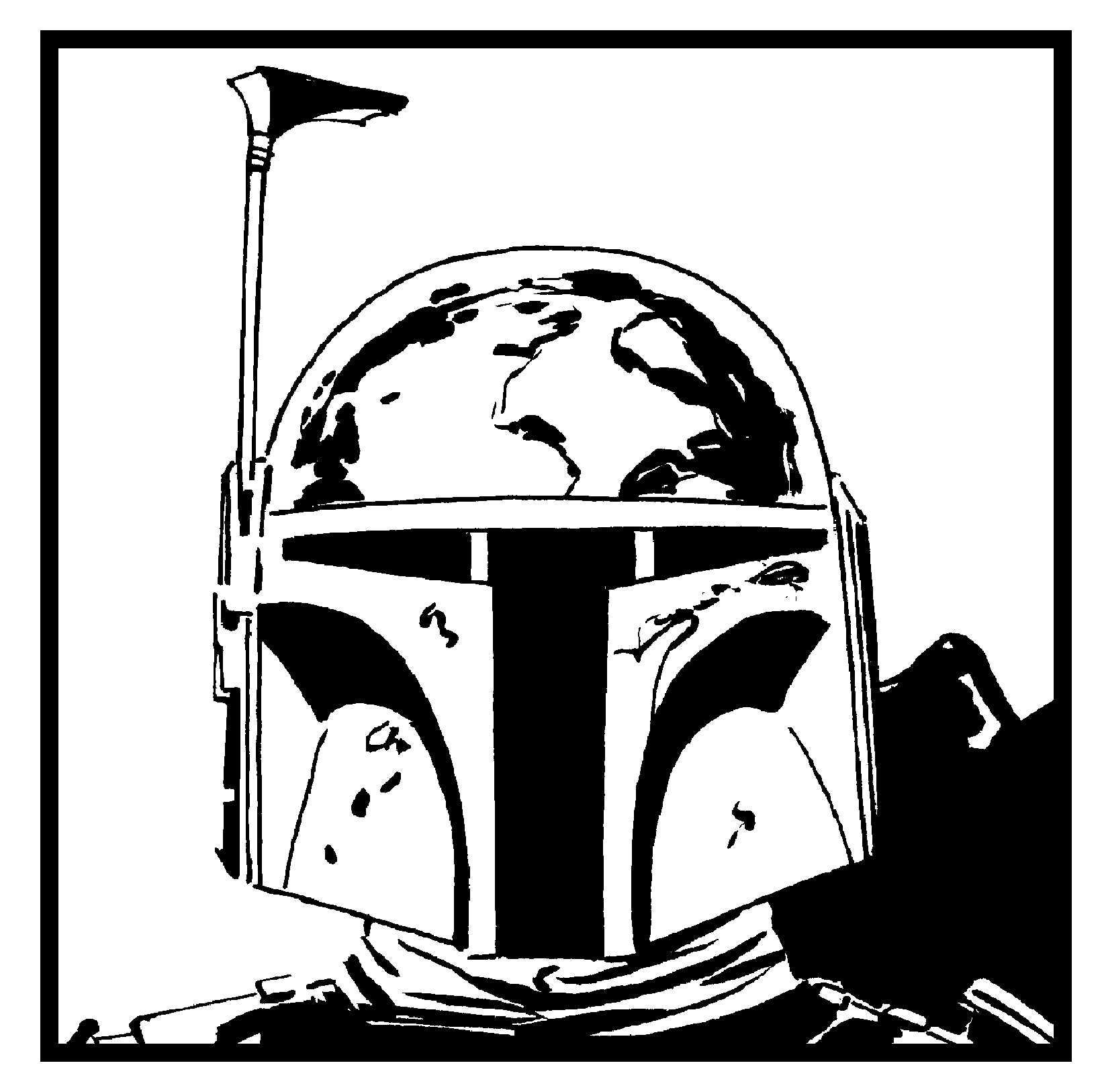 Boba fett coloring pages