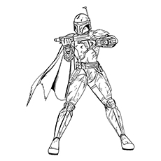 Amazing boba fett coloring pages for your little ones