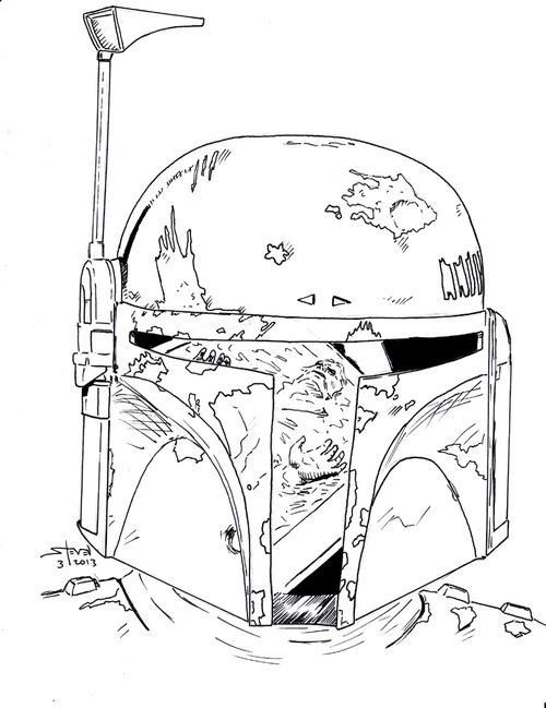 Boba fett coloring pages