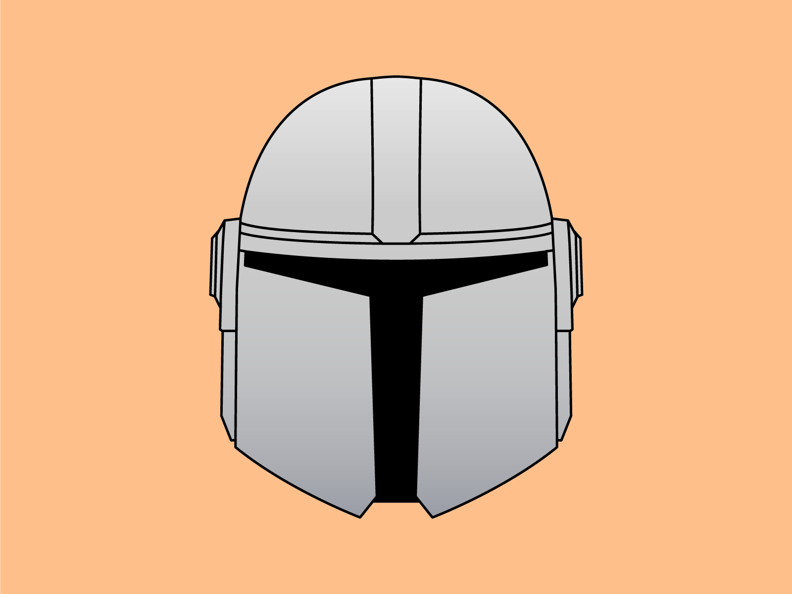 Mandalorian helmet by kara siegert on