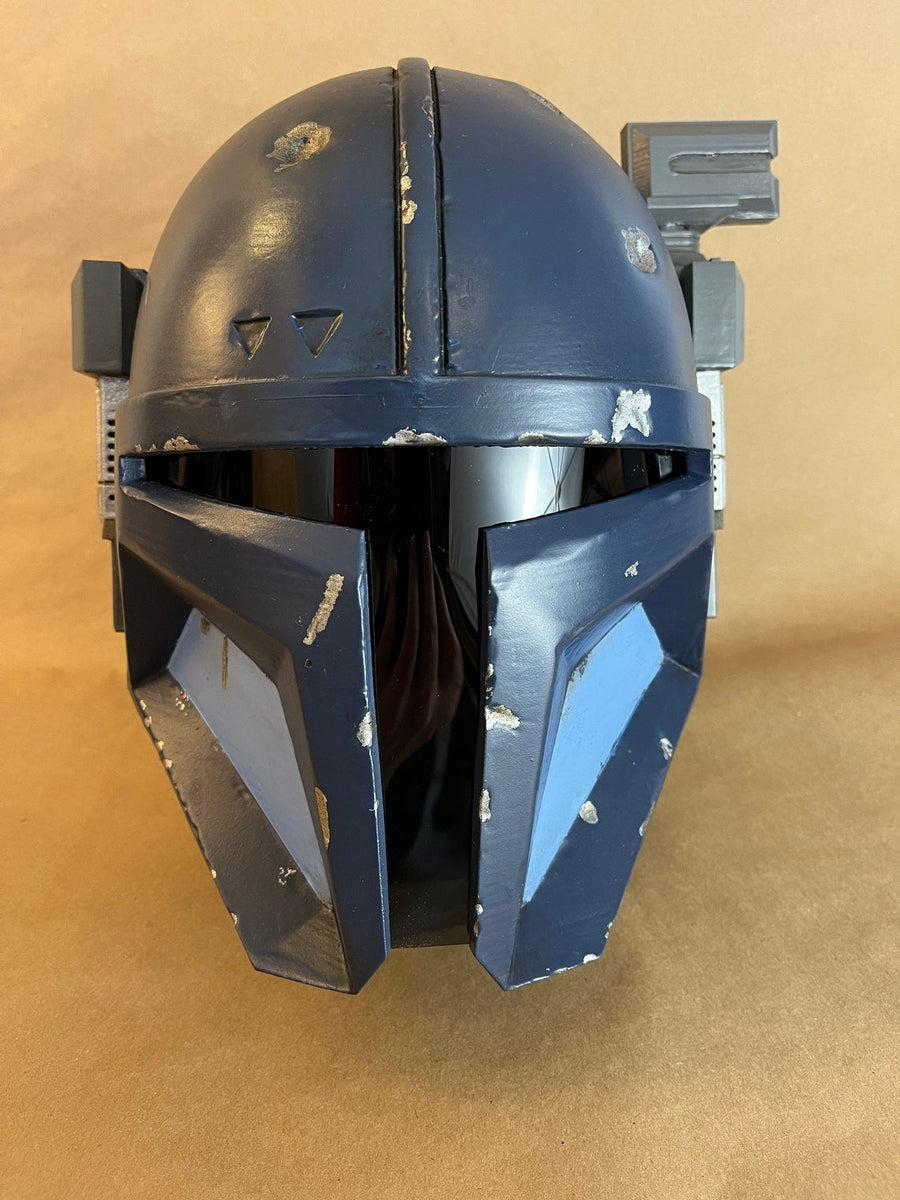 Paz vizslaheavy infantry mandalorian helmet cosplay armor and accessories and tabletop miniatures for fans
