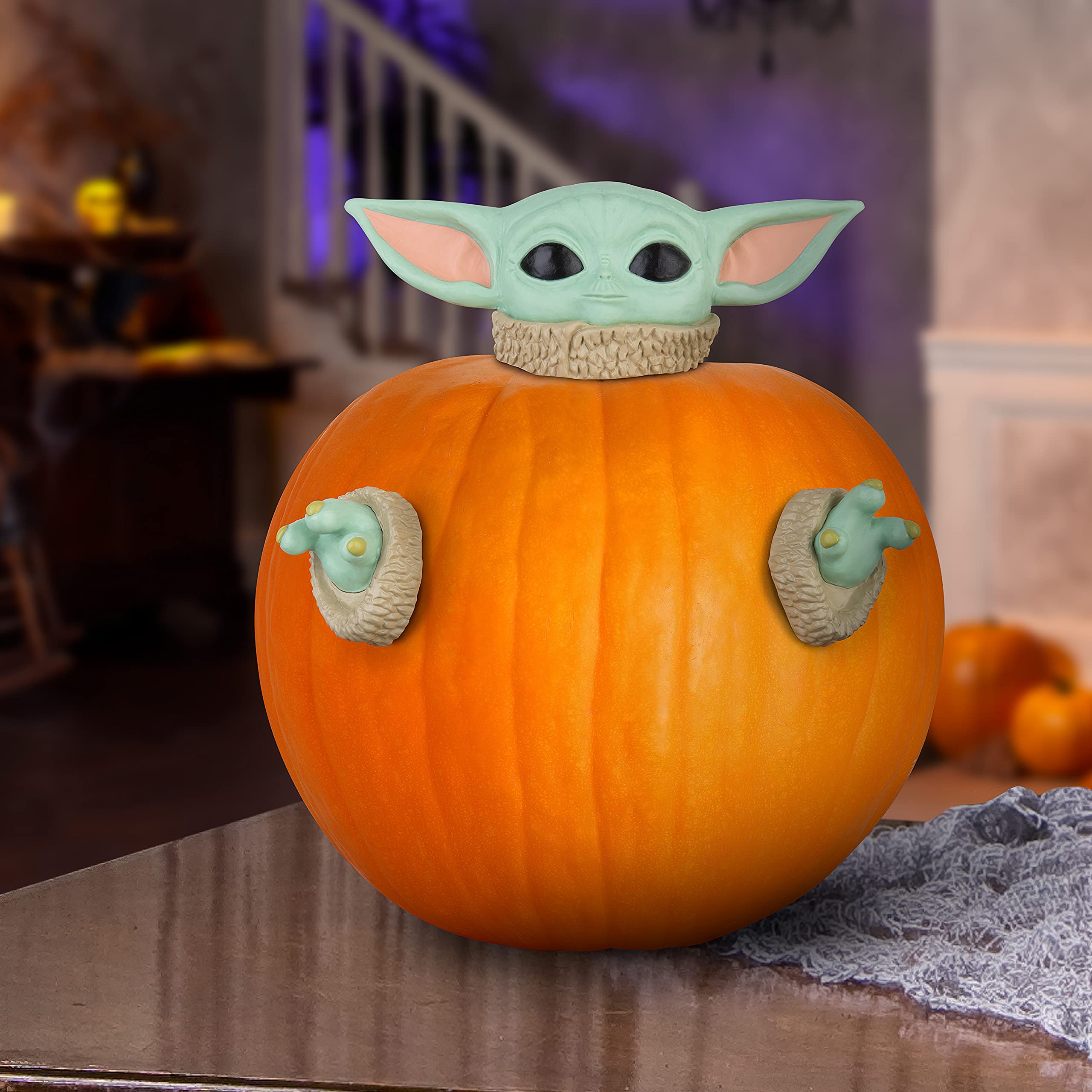 Gemmy pumpkin push ins the child star wars green clothing shoes jewelry