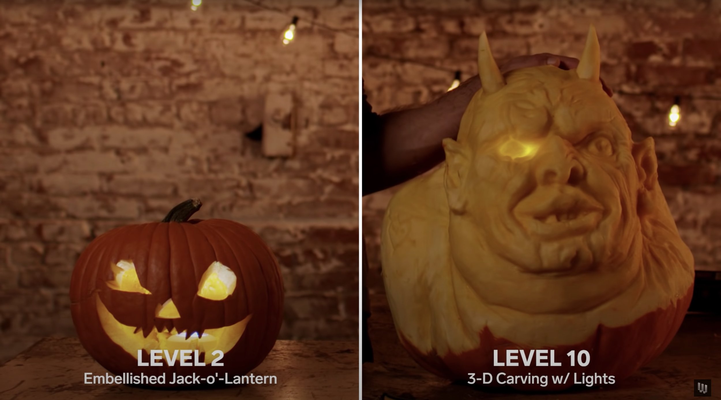 Video explores levels of pumpkin carving easy to plex â