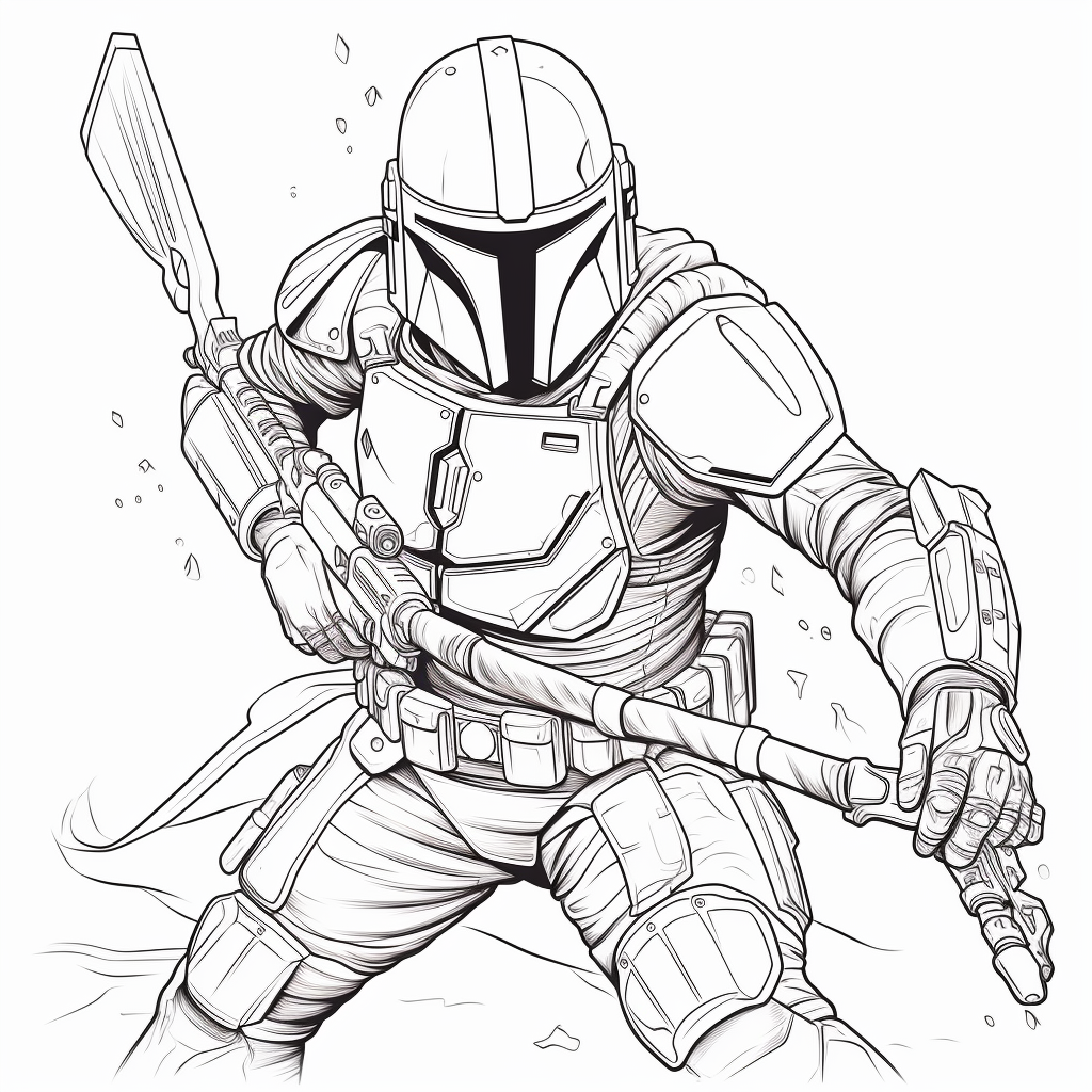 Printable star wars coloring pages for young padawans