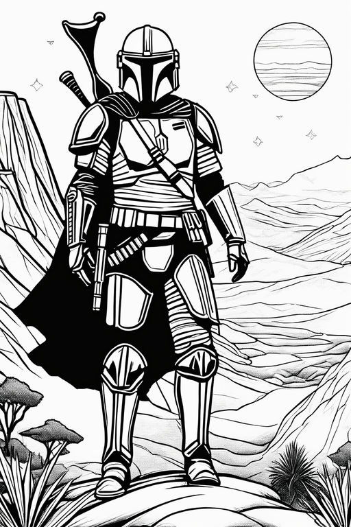 With no distracting elements that detract from the simple yet striking visual impact of the decal the final decal should capture the essence of the mandalorian warrior and the indomitable spirit that