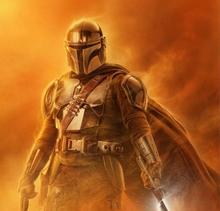 The mandalorian character