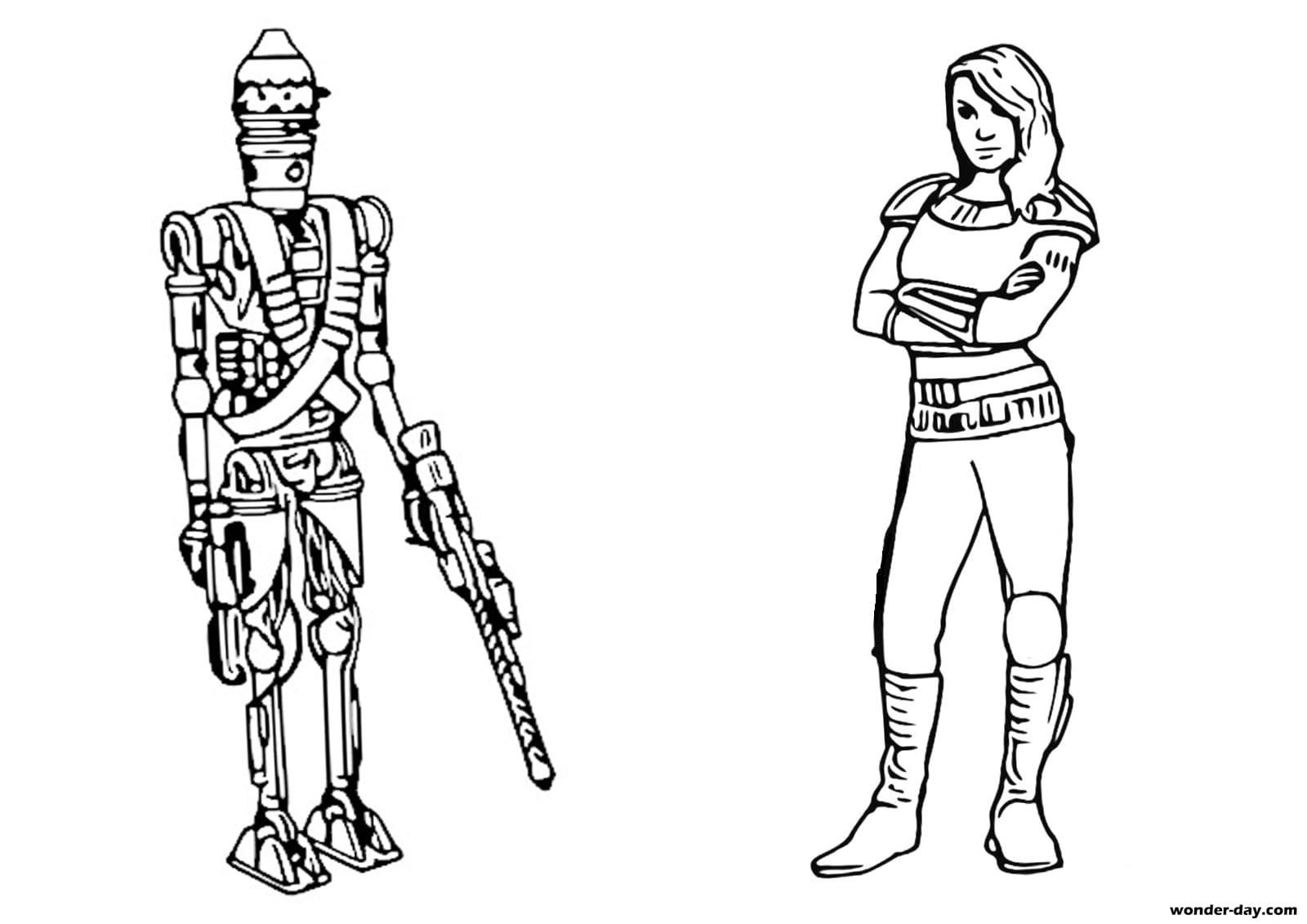 Mandalorian coloring pages download and print for free