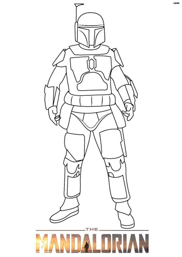 Mandalorian coloring pag download and print for free star wars drawings star wars kids star wars