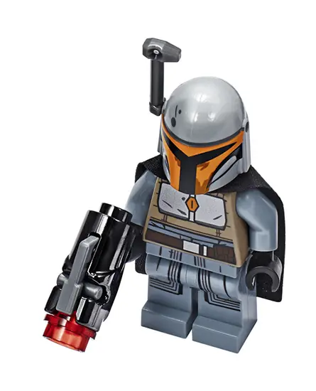 Lego mandalorian tribe warrior light bluish gray star wars minifigure