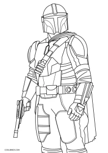 Free printable mandalorian coloring pages for kids