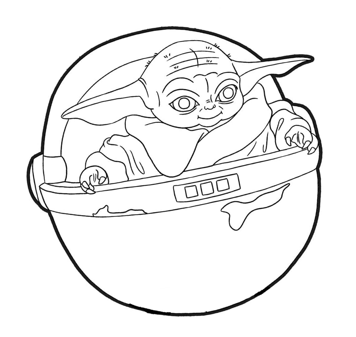 Mandalorian coloring pages