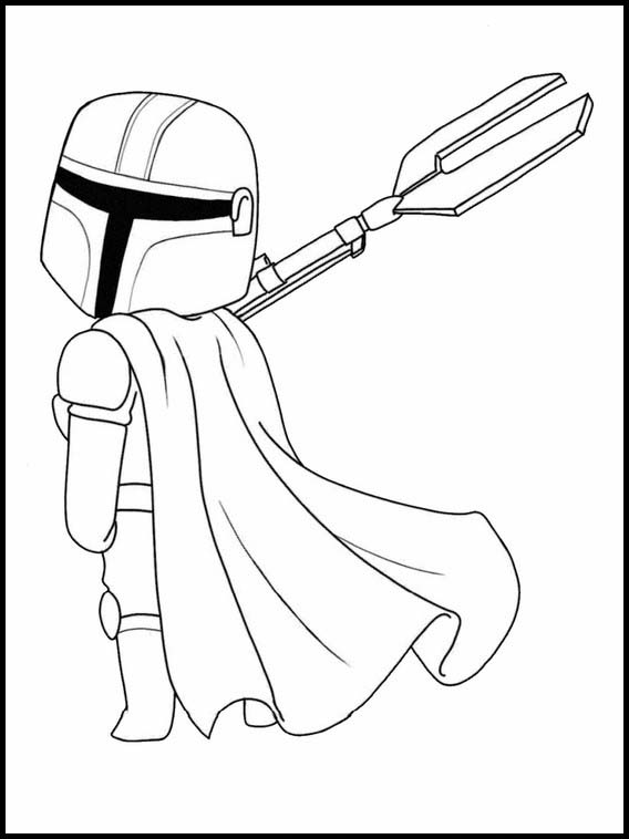 Free printable coloring pages mandalorian baby yoda