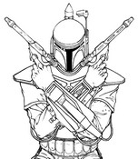 Coloring pages the mandalorian